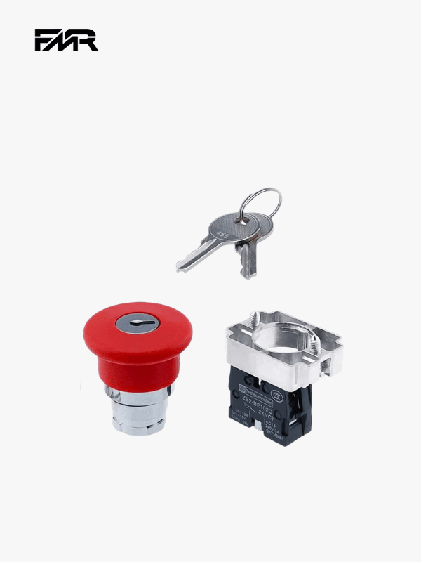 Bouton Arrêt d’Urgence à Clé XB2-BS142