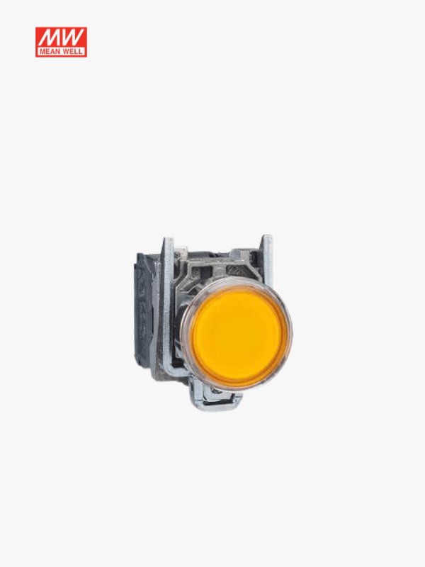 Bouton à voyant 24V jaune XB4-BW35B5