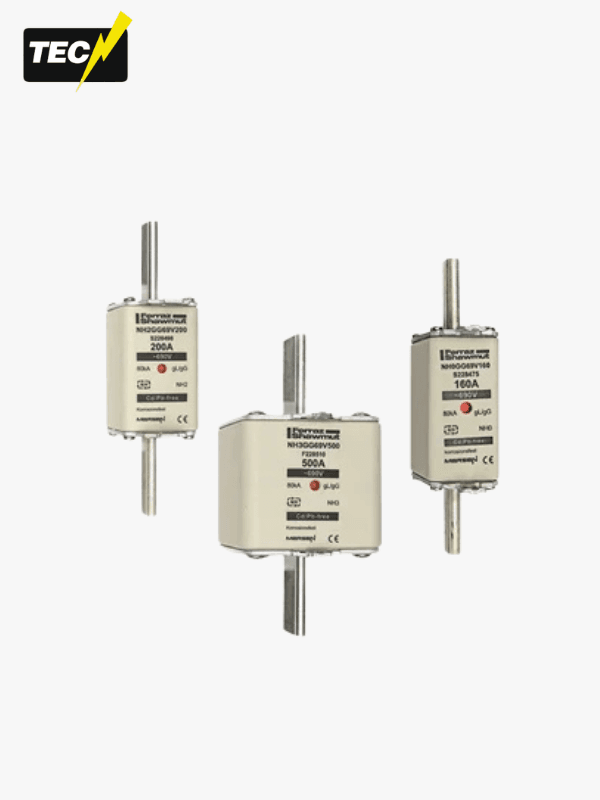 Fusible a couteaux 500v nh000 am 
