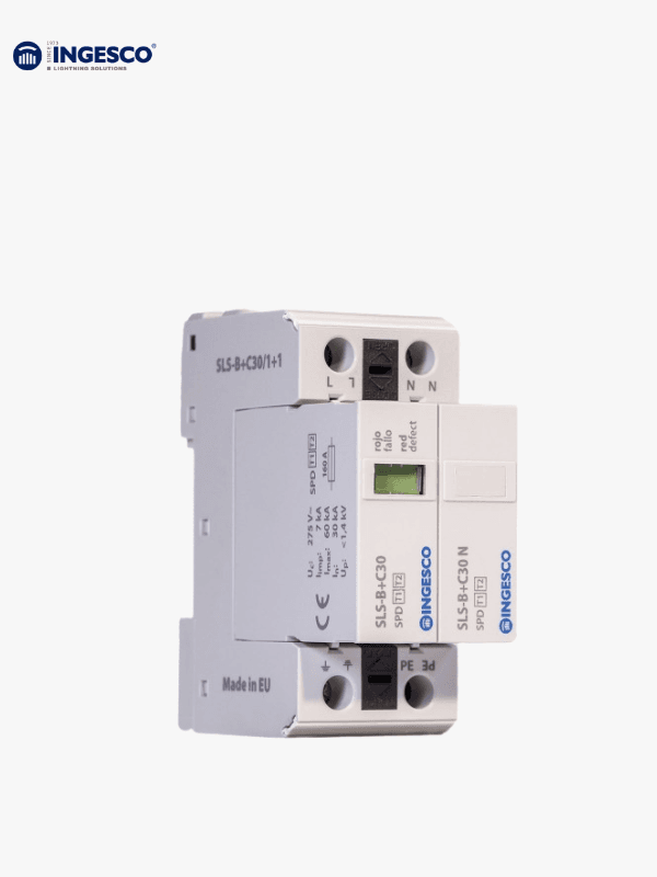 Parafoudre Mod 1P+N 50 kA Type 1 SLS B+C50/1+1 Ingesco