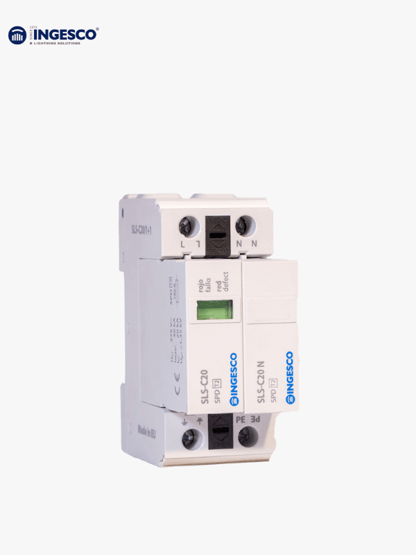 Parafoudre Modulaire 2P Type 2 SLS20/1+1 Ingesco